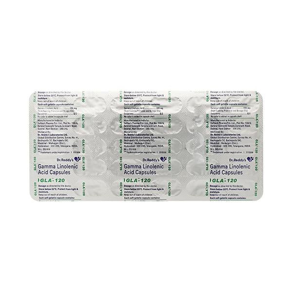 GLA 120mg Capsule 30'S - Global Surgicals
