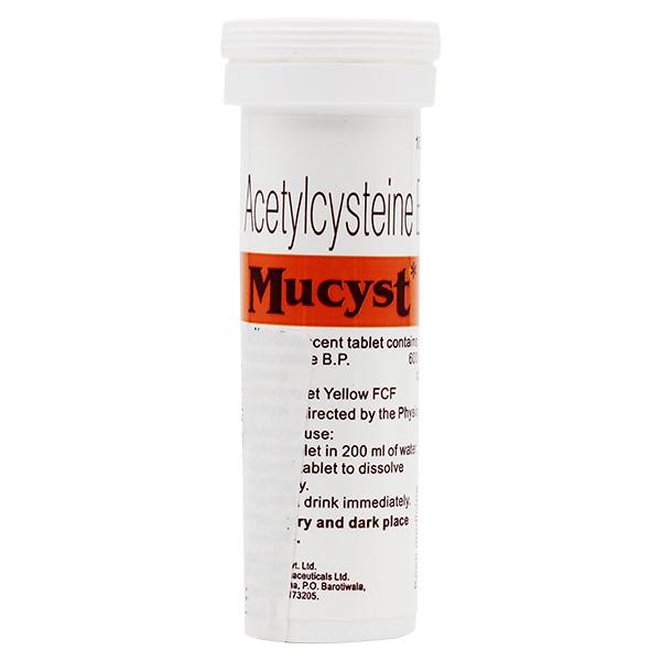 MUCYST 600MG TABLET 10'S