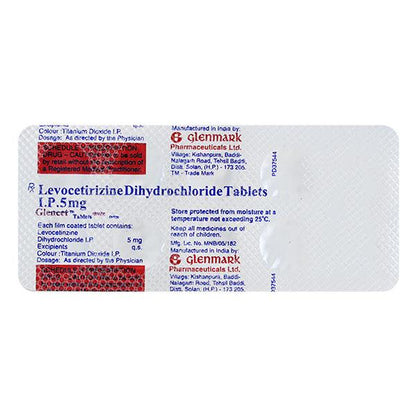 Glencet 5mg Tablet 10'S - Global Surgicals