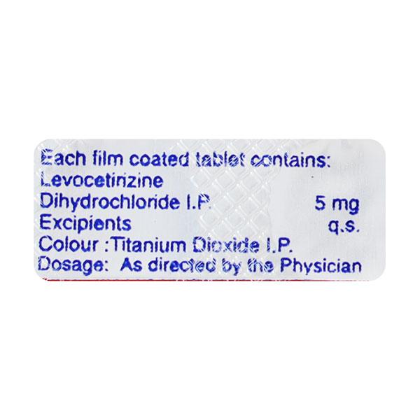 Glencet 5mg Tablet 10'S - Global Surgicals