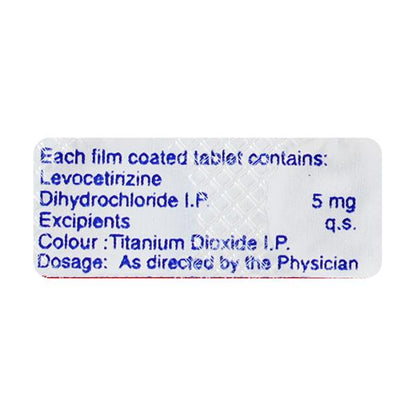 Glencet 5mg Tablet 10'S - Global Surgicals