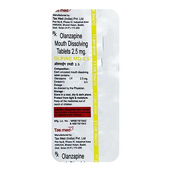 OLPINE MD 2.5mg Tablet 10's