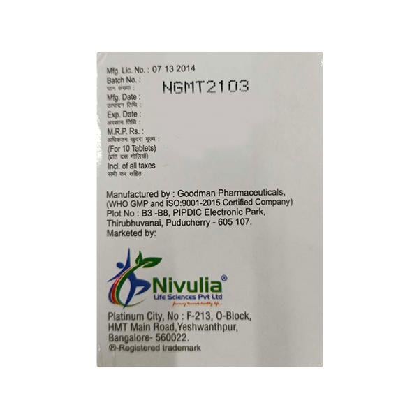 GLIMNIV M 1 Tablet 10s's - Global Surgicals