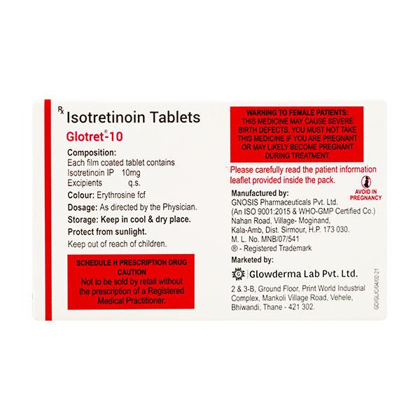 Glotret 10mg Tablet 10'S - Global Surgicals