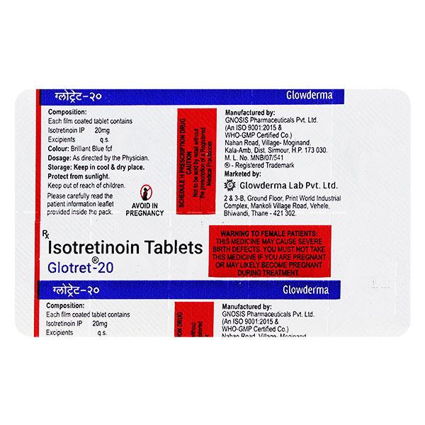 Glotret 20mg Tablet 10'S - Global Surgicals