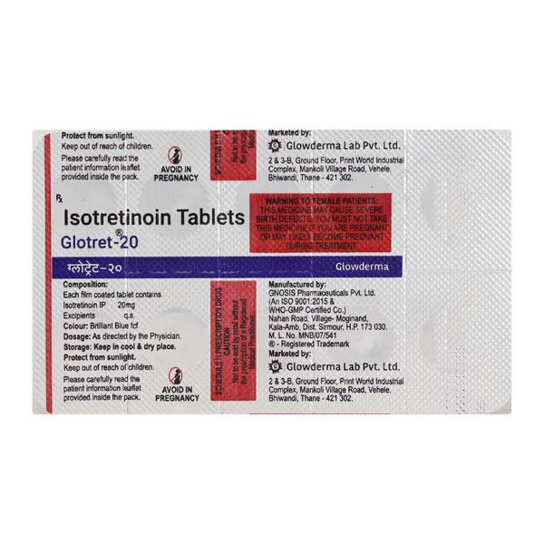 Glotret 20mg Tablet 10'S - Global Surgicals