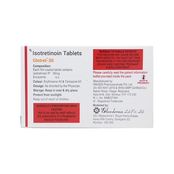 Glotret 30mg Tablet 10'S - Global Surgicals
