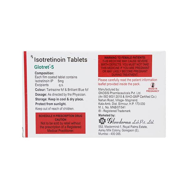 Glotret 5mg Tablet 10'S - Global Surgicals