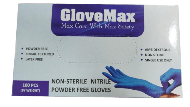 Glovemax Non Sterile Nitrile Powder Free Gloves - Global Surgicals