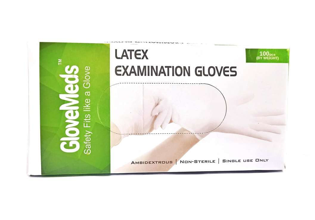 Glovemeds Examination Latex Powder - Free Gloves - Global Surgicals