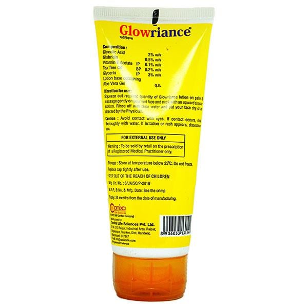 Glowriance Face Wash 100ml - Global Surgicals