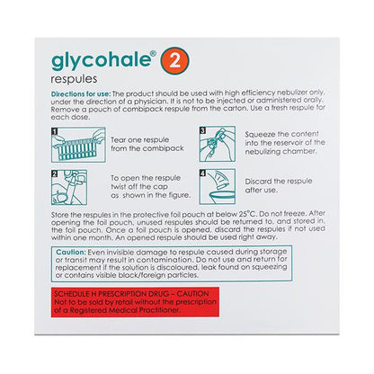 GLYCOHALE 2 Respules 10x2ml - Global Surgicals