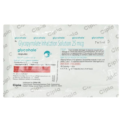 GLYCOHALE Respules 7X1ml - Global Surgicals