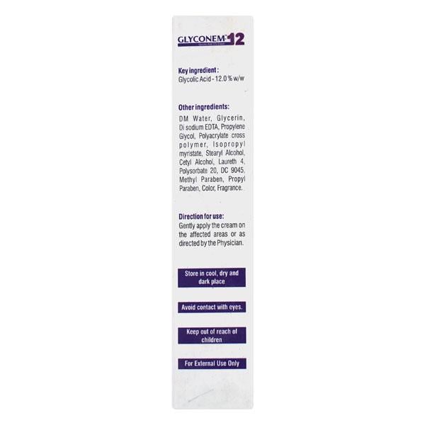 GLYCONEM 12 Cream 30gm - Global Surgicals