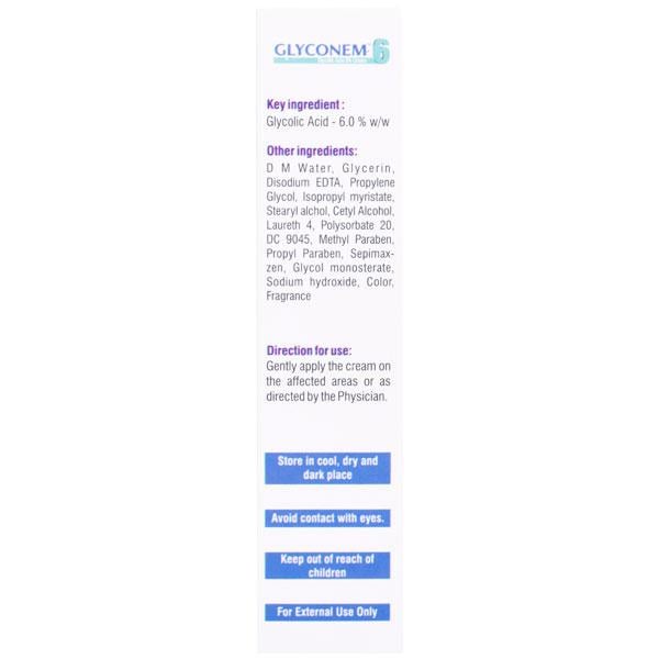 GLYCONEM 6 Cream 30gm - Global Surgicals