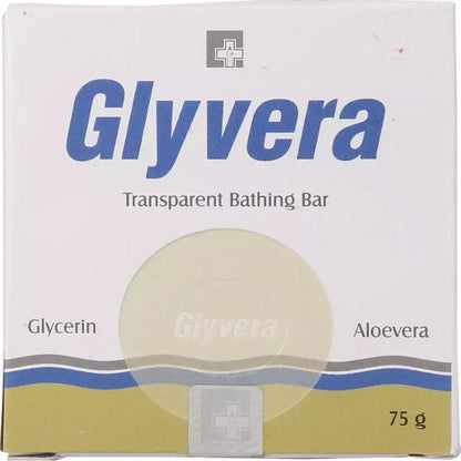 GLYVERA TRANSPARENT BAR 75gm - Global Surgicals