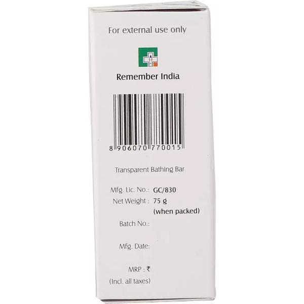GLYVERA TRANSPARENT BAR 75gm - Global Surgicals