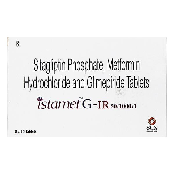 ISTAMET G IR 50/1000/1 Tablet 10's