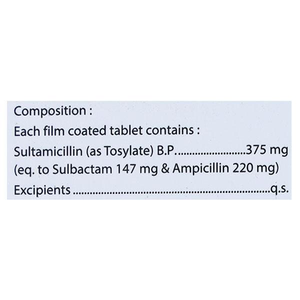 SULTAZIDE 375mg Tablet 10's