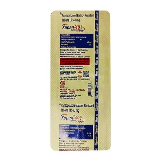 XEPAN 40 Tablet 10's