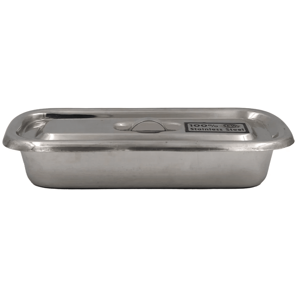 GOLD SUPREME SS Regular 10 x 8 inch Instrument Tray - Global Surgicals