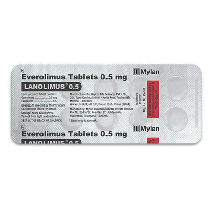 LANOLIMUS 0.5mg Tablet 10's