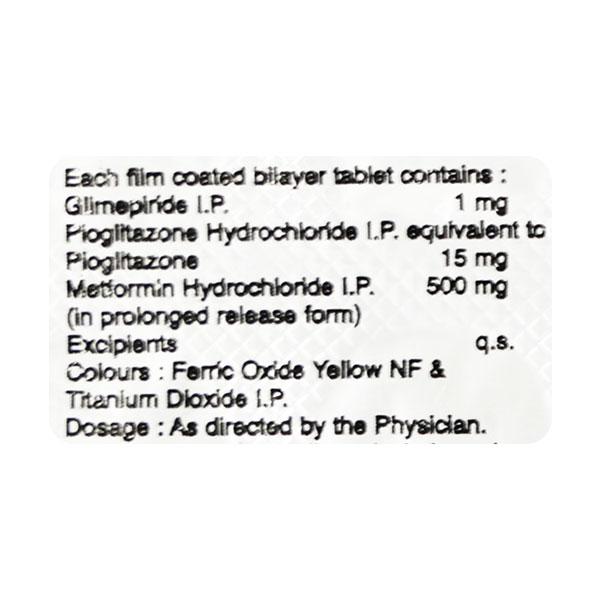 Metride Plus 1mg Tablet 10'S