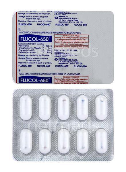 Flucol 650mg Tablet 10'S