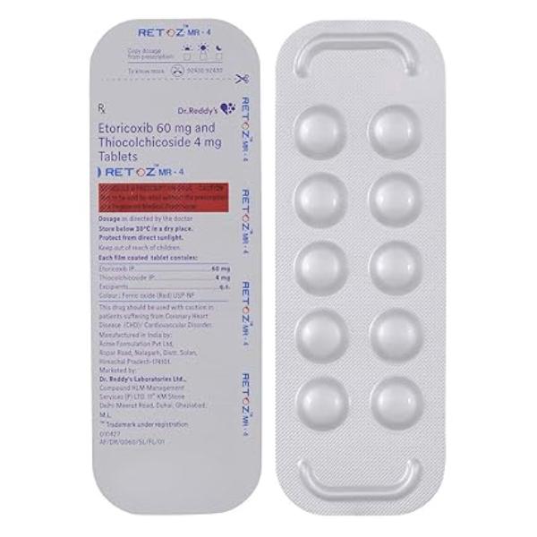 Retoz MR 4mg Tablet 10'S
