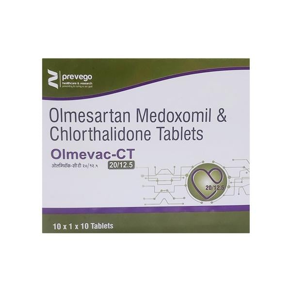 OLMEVAC CT 40/12.5 Tablet 10's