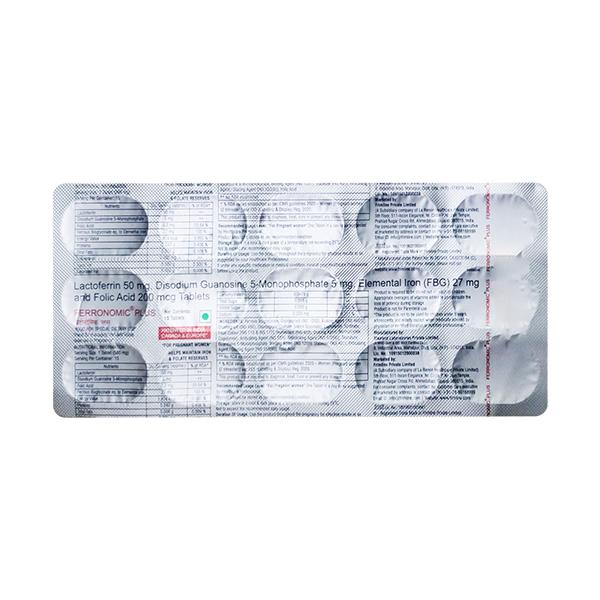 FERRONOMIC PLUS Tablet 15's