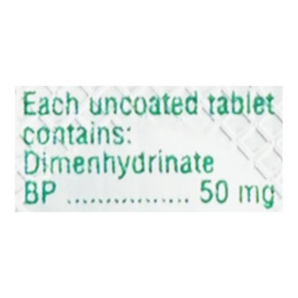 Gravol 50mg Tablet 10'S - Global Surgicals