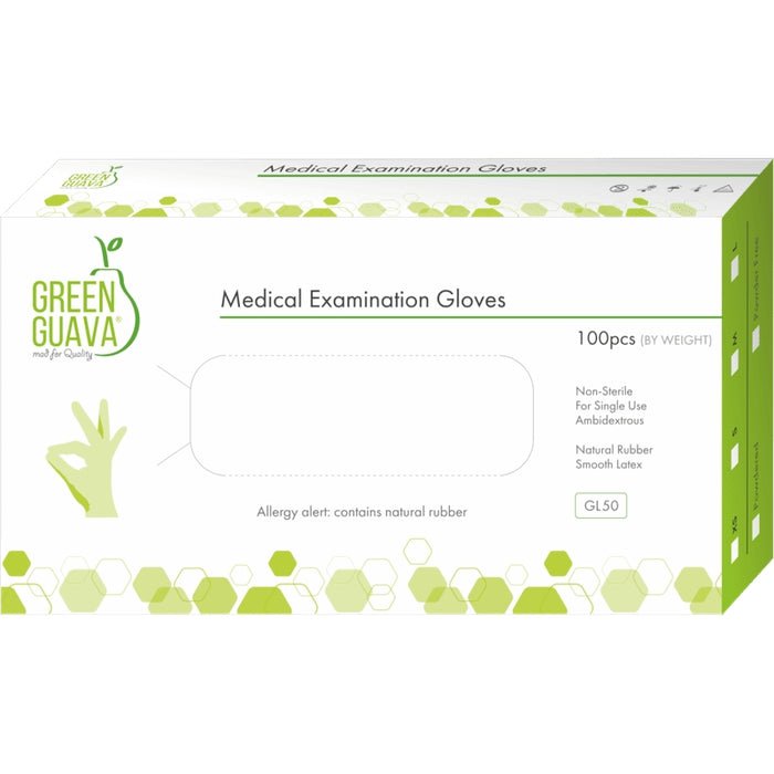 Green Guava Latex Gloves - Global Surgicals