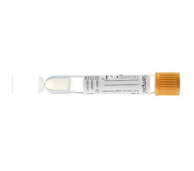 Greiner Samplix Serum Clot Activator With Gel 4ml Dark Yellow Cap - Global Surgicals