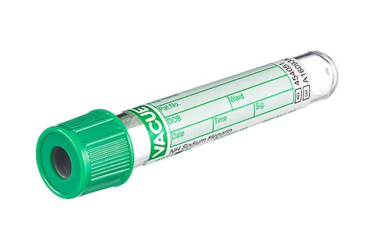 Greiner Vacuette Sodium Heparin 4ml Green Cap - Global Surgicals