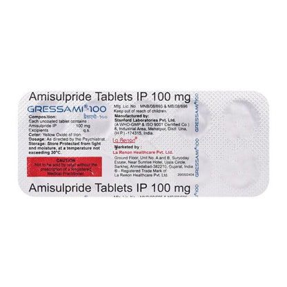 Gressami 100mg Tablet 10'S - Global Surgicals