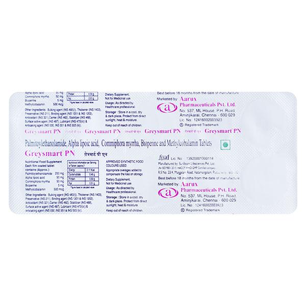 GREYSMART PN Tablet 10's - Global Surgicals
