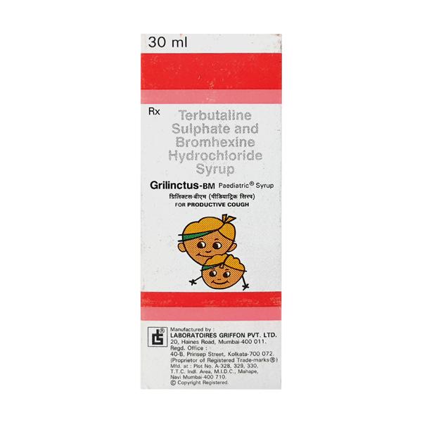 Grilinctus BM Paediatric Syrup 30ml - Global Surgicals
