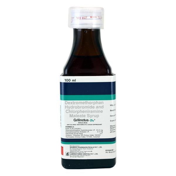 Grilinctus DX Syrup 100ml - Global Surgicals