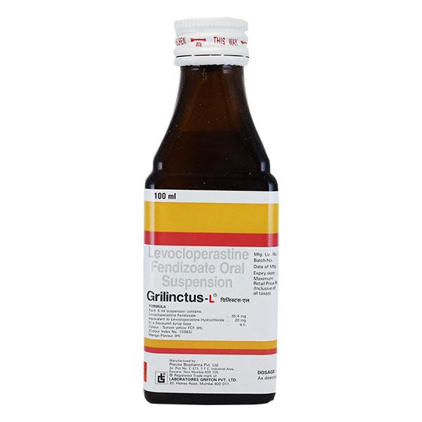 Grilinctus L Oral Suspension 100ml - Global Surgicals