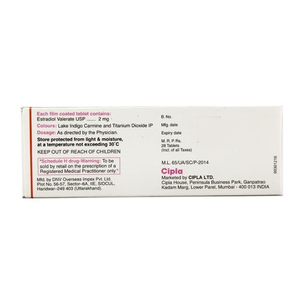 Estova 2mg Tablet 28'S