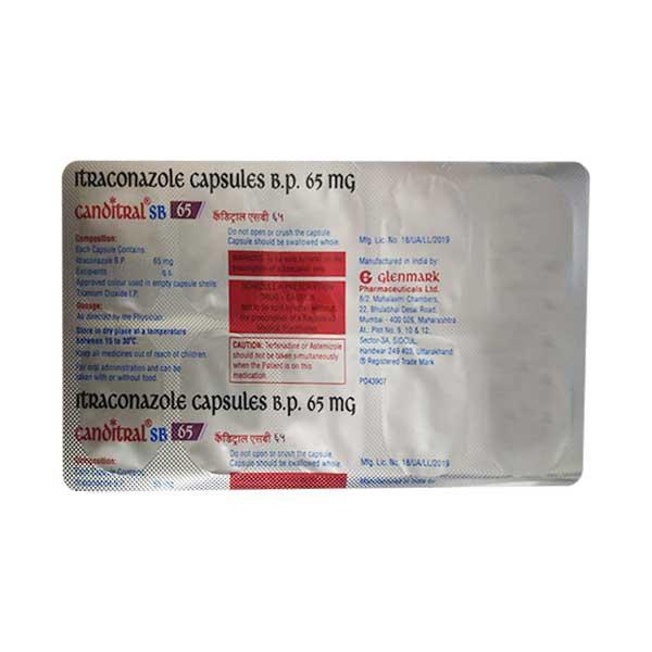 CANDITRAL SB 65 Capsule 10's
