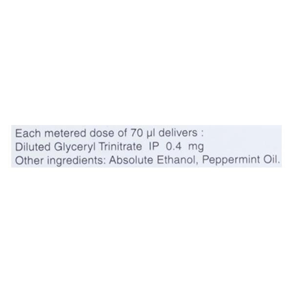 GTN 0.4mg Spray 200Md - Global Surgicals