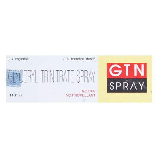 GTN 0.4mg Spray 200Md - Global Surgicals