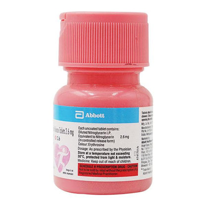 GTN Sorbitrate CR 2.6mg Tablet 30'S - Global Surgicals