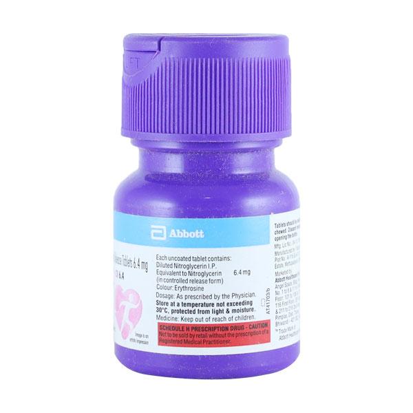 GTN Sorbitrate CR 6.4mg Tablet 30'S - Global Surgicals