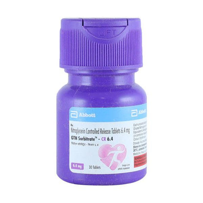 GTN Sorbitrate CR 6.4mg Tablet 30'S - Global Surgicals