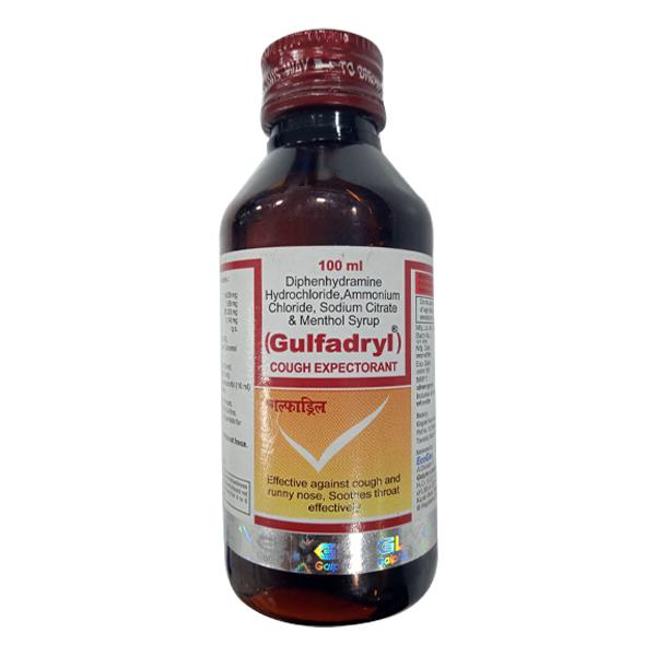 GULFADRYL COUGH Expectorant 100ml - Global Surgicals