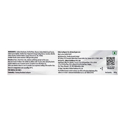 GUMLOC TOTAL ADVANCED GUM CARE Tooth Paste 100g - Global Surgicals