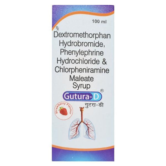 GUTURA D Strawberry Flavour Syrup 100ml - Global Surgicals